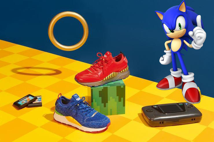 Puma lança tênis inspirado no Game Sonic